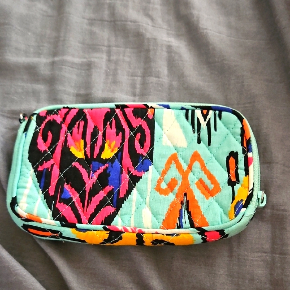 Vera Bradley Colorful Quilted Women's Make Pouch